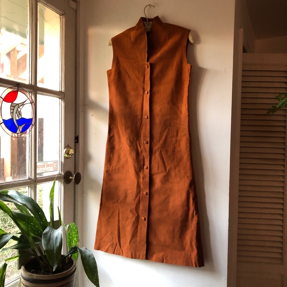 {Vintage} Ultra Suede Dress